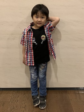 「ANPANMAN KIDS COLLECTION」｜アンパンマンキッズコレクションさん（キッズ・120cm）の春コーディネート