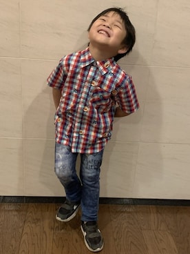 「ANPANMAN KIDS COLLECTION」｜アンパンマンキッズコレクションさん（キッズ・120cm）の春コーディネート