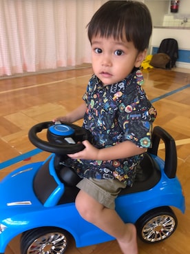 「アイテム（シャツ/ブラウス）」を使った、アンパンマンキッズコレクションさん（キッズ・90cm）の春コーディネート