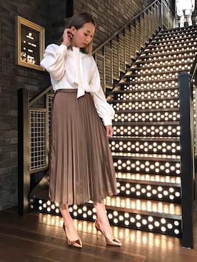「M/M ATTACHMENT（エムエムアタッチメント）のアイテム（トップス）」を使った、Nanamiさん（レディース・168cm）の夏コーディネート