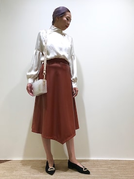 「Lucy Folk（ルーシーフォーク）のアイテム」を使った、Nanamiさん（レディース・168cm）の秋コーディネート