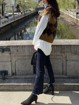 mさん（レディース・163cm）の冬コーディネート