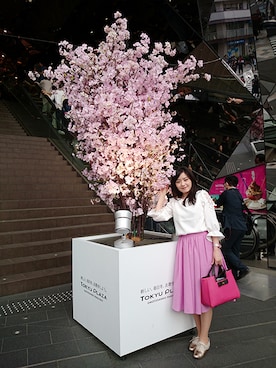 mica.aさん（レディース・155cm）の春コーディネート