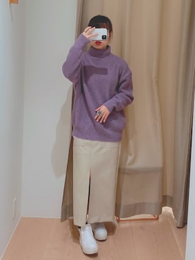 「BEAMS（ビームス）のアイテム（リング）」を使った、rriinnaaさん（レディース・154cm）の秋コーディネート