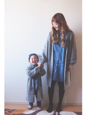 conahaさん（キッズ・90cm）の冬コーディネート