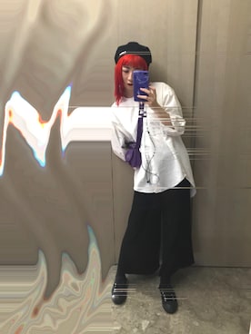 「UNIF（ユニフ）のアイテム（ハンチング/ベレー帽）」を使った、Stephanie:さん（レディース・165cm）の秋コーディネート