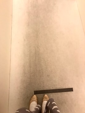 「JELLY BEANS（ジェリービーンズ）のアイテム（バレエシューズ、ゴールド系）」を使った、risaさん（レディース）の夏コーディネート