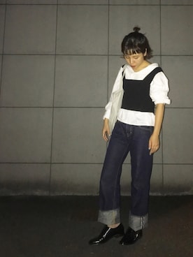 「united arrows」｜「アイテム（その他シューズ）」を使った、arisa  miyataさん（レディース・158cm）の秋コーディネート