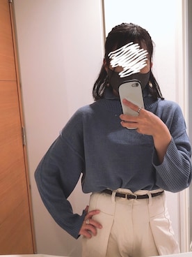 「fort point（フォーポイント）のアイテム」を使った、さこちさん（レディース・160cm）の秋コーディネート