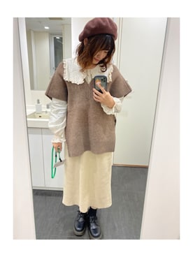 まさきさん（レディース・154cm）の冬コーディネート