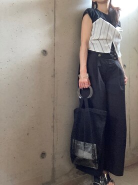 「DAISO（DAISO）のアイテム（リング）」を使った、meg05さん（レディース・156cm）の夏コーディネート