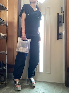 「EGOIST（エゴイスト）のアイテム（トップス）」を使った、meg05さん（レディース・156cm）の夏コーディネート