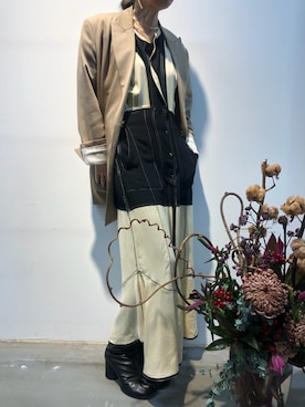 「RITO（リト）のアイテム（ジャケット/アウター）」を使った、MWさん（レディース・154cm）の春コーディネート