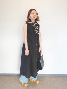 「apres jour（アプレジュール）のアイテム（財布/小物）」を使った、じゃがりこさん（レディース・155cm）の夏コーディネート