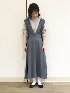 オクユウカさん（レディース・158cm）の冬コーディネート