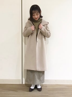 オクユウカさん（レディース・158cm）の冬コーディネート