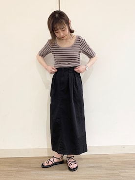 オクユウカさん（レディース・158cm）の春コーディネート