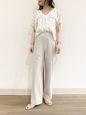 オクユウカさん（レディース・157cm）の夏コーディネート