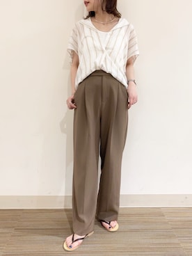 オクユウカさん（レディース・157cm）の夏コーディネート