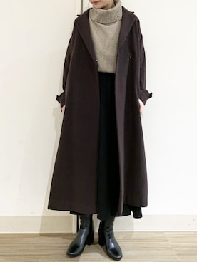 オクユウカさん（レディース・158cm）の冬コーディネート