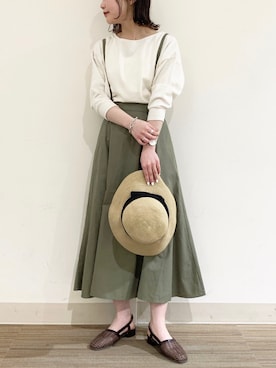 オクユウカさん（レディース・158cm）の春コーディネート