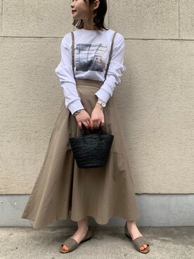 オクユウカさん（レディース・158cm）の春コーディネート