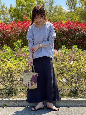 オクユウカさん(レディース・158cm)の春コーディネート