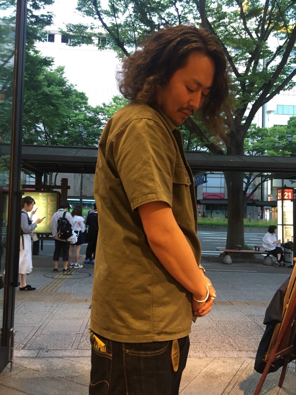 Mr.nakamuraさんの「AVIREX/アヴィレックス/ 半袖 刺繍 BDU シャツ/ S/S EMBROIDERED BDU SHIRT（AVIREX）」を使ったコーディネート