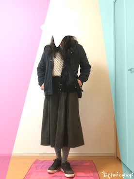 KaNaさん（レディース・157cm）の冬コーディネート