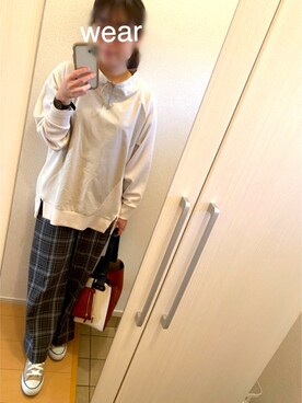 「NATURAL BEAUTY BASIC（ナチュラルビューティーベーシック）のアイテム（バッグ、その他）」を使った、KaNaさん（レディース・157cm）の冬コーディネート