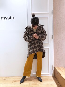 イワサキ カオリさん（レディース・165cm）の冬コーディネート