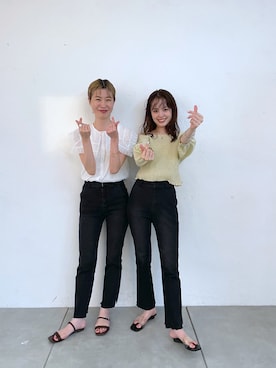 イワサキ カオリさん（レディース・165cm）の夏コーディネート