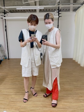 イワサキ カオリさん（レディース・165cm）の夏コーディネート