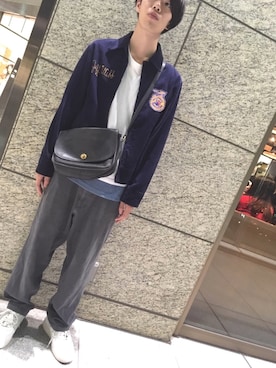 「COACH」｜「アイテム（その他アウター）」を使った、いっちーーーーーさん（メンズ・175cm）の秋コーディネート