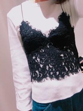a_kr.06さんの「Lace Bustier」を使ったコーディネート