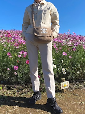「SUNSEA（サンシー）のアイテム（デニムジャケット）」を使った、yuutoさん（メンズ・173cm）の秋コーディネート