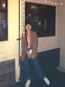 「あつい！！」｜Hsinさん（レディース・155cm）の秋コーディネート