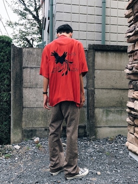 「アイテム（ワンピース/ドレス）」を使った、okandaさん（メンズ・175cm・20代）の秋コーディネート