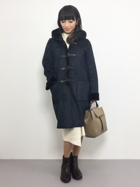 「TIENS ecoute（ティアンエクート）のアイテム（ジャケット/アウター）」を使った、ᴵᴷᴱᴺᴼᴿᴵ५✍⋆*さん（レディース・153cm）の冬コーディネート