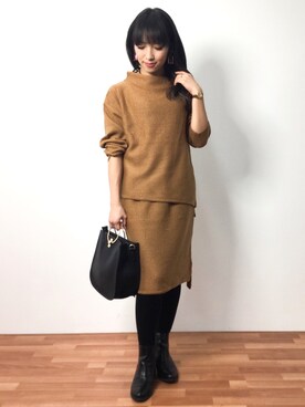 ᴵᴷᴱᴺᴼᴿᴵ५✍⋆*さん（レディース・153cm）の冬コーディネート