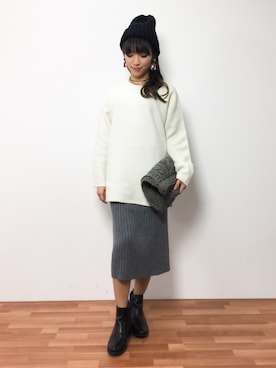 ᴵᴷᴱᴺᴼᴿᴵ५✍⋆*さん（レディース・153cm）の冬コーディネート