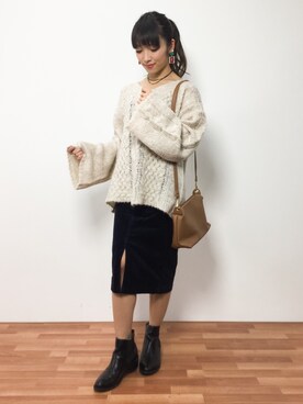 ᴵᴷᴱᴺᴼᴿᴵ५✍⋆*さん(レディース・153cm)の冬コーディネート