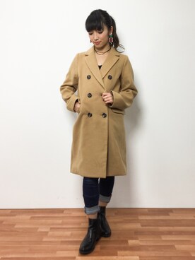 ᴵᴷᴱᴺᴼᴿᴵ५✍⋆*さん(レディース・153cm)の冬コーディネート