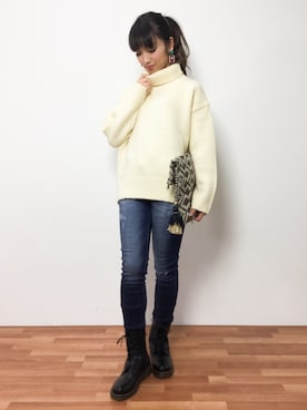 ᴵᴷᴱᴺᴼᴿᴵ५✍⋆*さん（レディース・153cm）の冬コーディネート