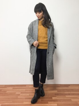 ᴵᴷᴱᴺᴼᴿᴵ५✍⋆*さん（レディース・153cm）の冬コーディネート