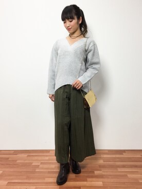 ᴵᴷᴱᴺᴼᴿᴵ५✍⋆*さん（レディース・153cm）の冬コーディネート