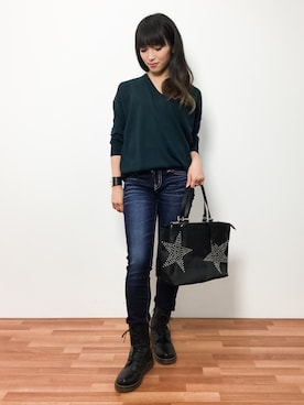 ᴵᴷᴱᴺᴼᴿᴵ५✍⋆*さん（レディース・153cm）の冬コーディネート