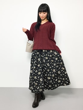 ᴵᴷᴱᴺᴼᴿᴵ५✍⋆*さん（レディース・153cm）の冬コーディネート