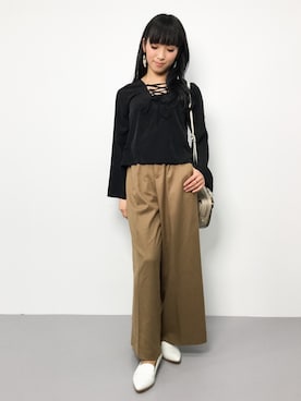 ᴵᴷᴱᴺᴼᴿᴵ५✍⋆*さん（レディース・153cm）の冬コーディネート