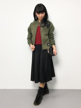 「ROXY（ロキシー）のアイテム（その他アウター）」を使った、ᴵᴷᴱᴺᴼᴿᴵ५✍⋆*さん（レディース・153cm）の冬コーディネート